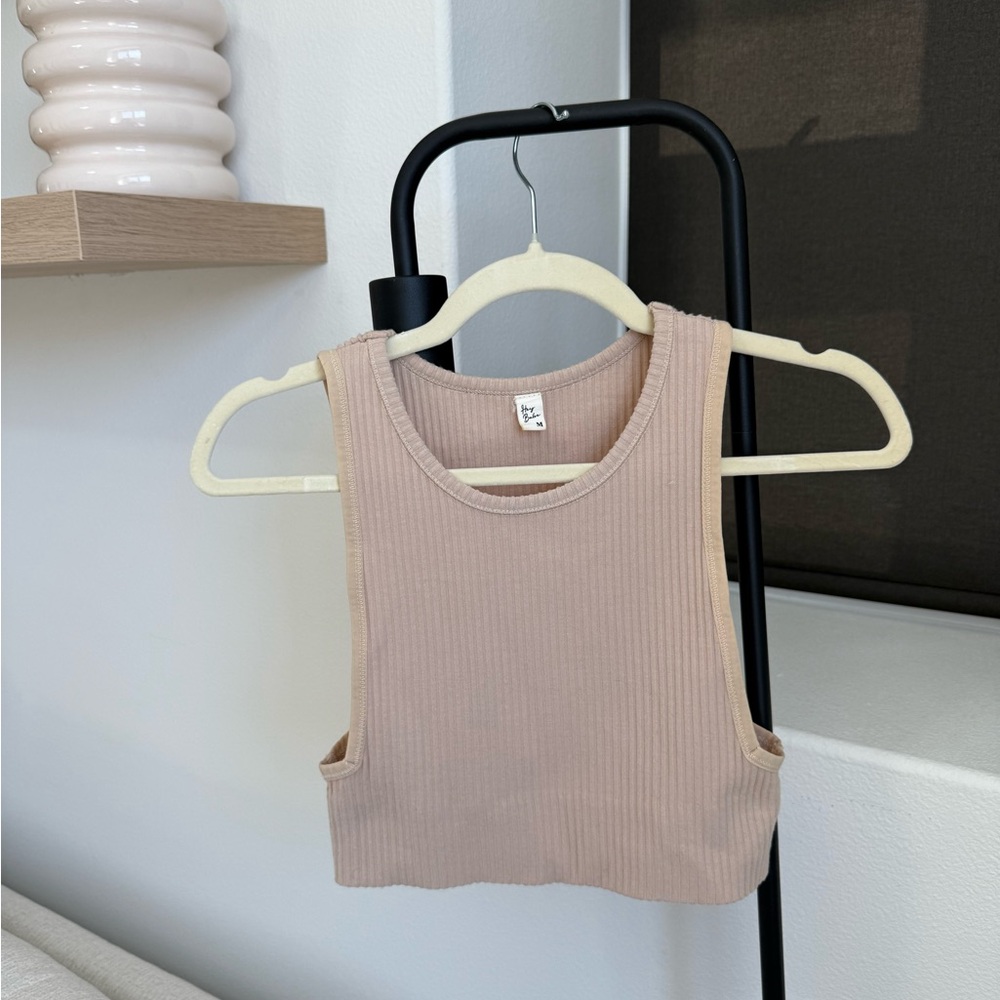 Ribbed tank top